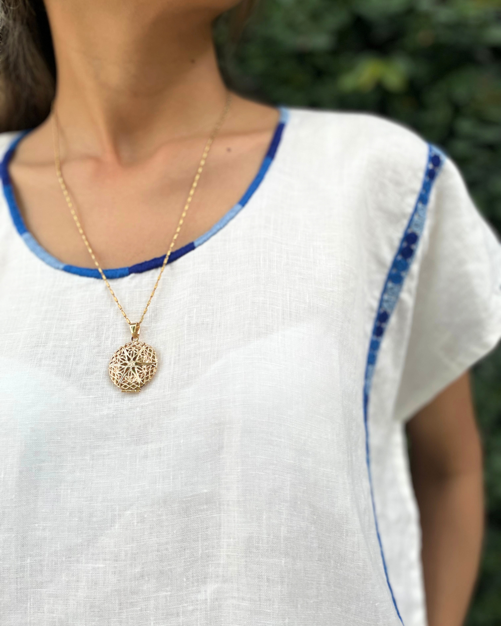 Blusa de 100% lino