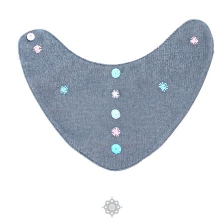 Babero para Bebe Triangular Unisex