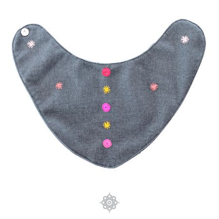 Babero para Bebe Triangular Unisex