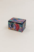 Caja Pintada A Mano Colorida