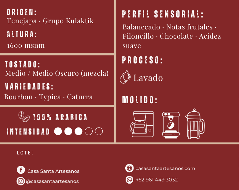 Café Espiritu Jaguar Chiapas 500g