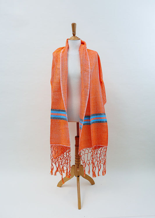 Rebozo De Artisela En Naranja