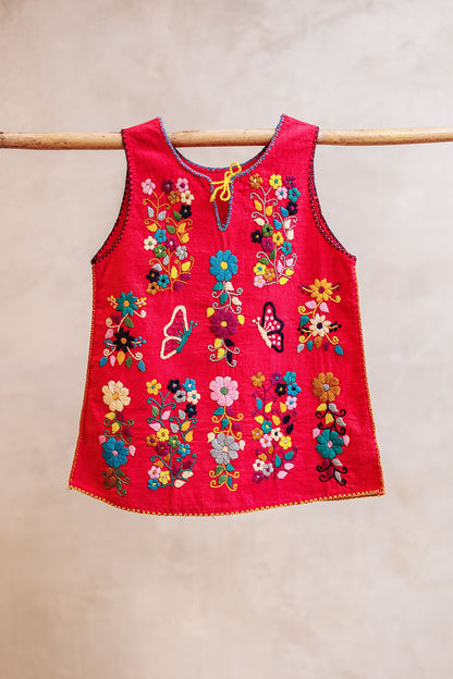 Vestido primavera para nila pequeña