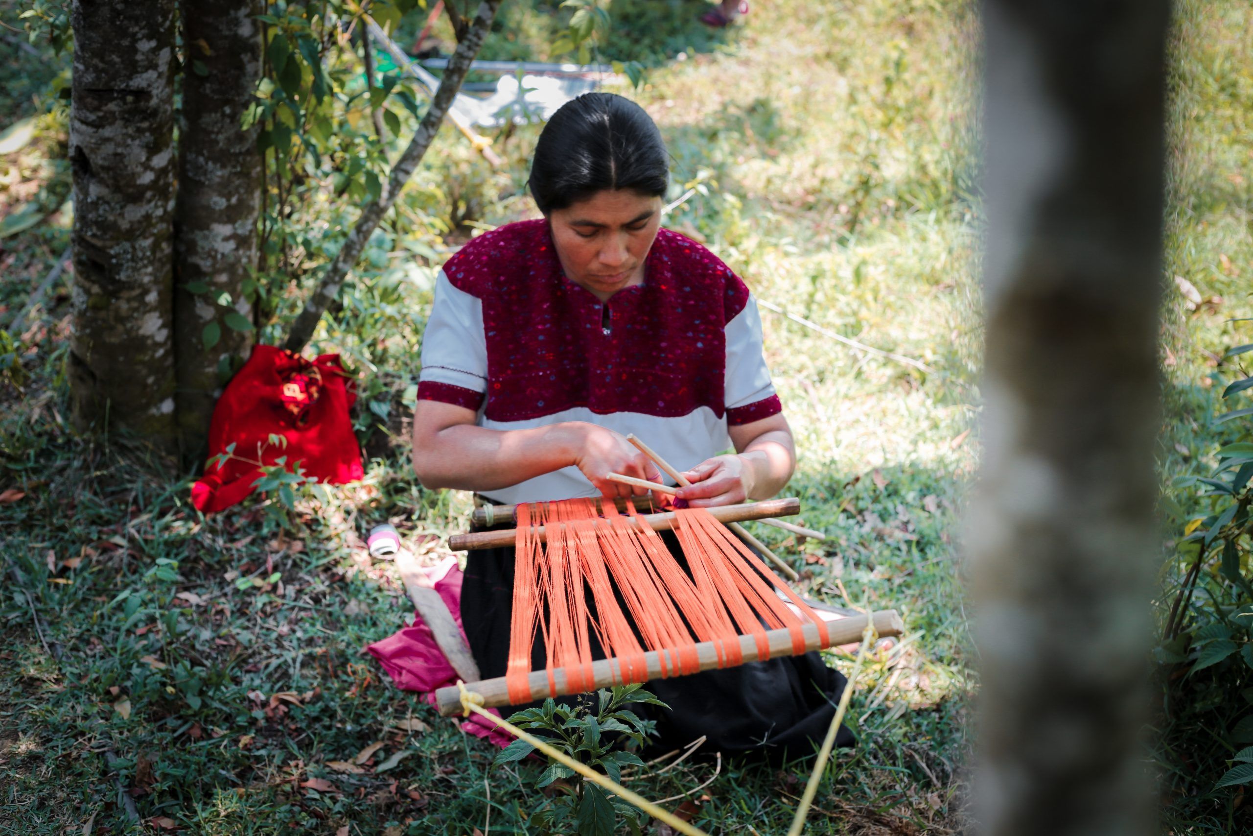 Ceci y las tejedoras de San Andrés Larráizar, Chiapas